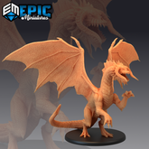 Young Black Dragon 3D-printed model